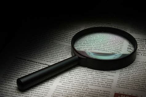 Magnifying Glass Background