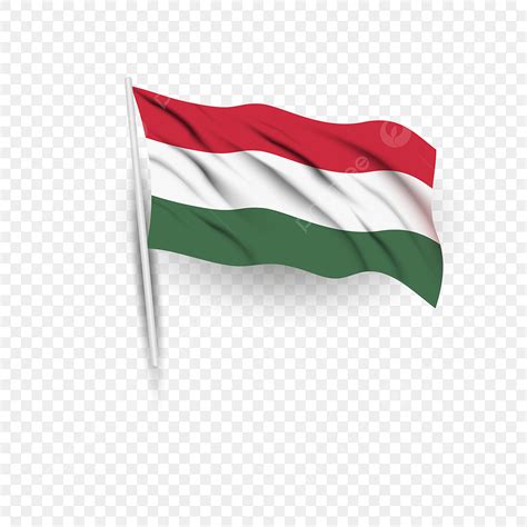 Hungary Clipart Vector, Waving Flag Of Hungary Country For Hungary ...