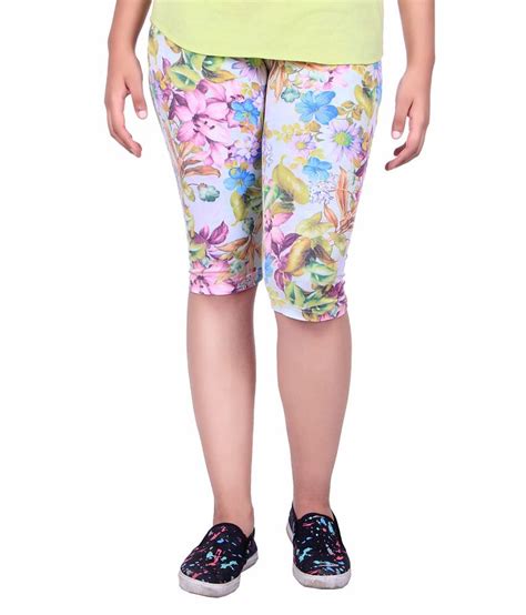 Buy Kaily Multi Color Cotton Capris Online At Best Prices In India