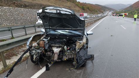 Samsun Ankara Kara Yolunda Zincirleme Trafik Kazas L Yaral