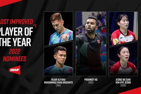 Daftar Lengkap Nominasi Penghargaan Bwf 2022 Fajar Rian Dan Rehan Lisa