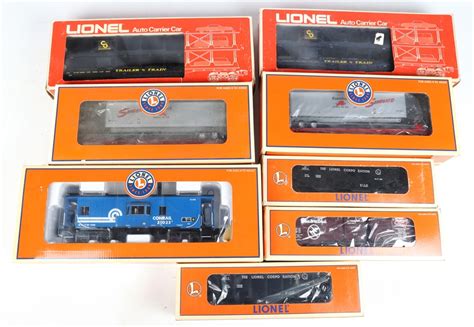 Lot Detail LIONEL O GAUGE MODEL TRAIN CAR LOT OF 8