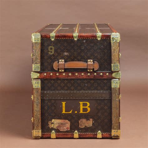 Pair of Louis Vuitton LV Monogram Wardrobe Trunks, circa 1929 at