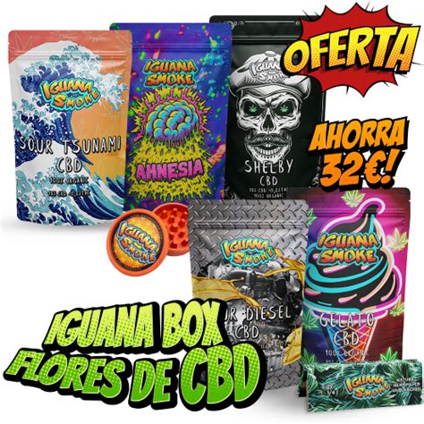 Iguana Box Flores De Cbd Personalizado Iguana Smoke