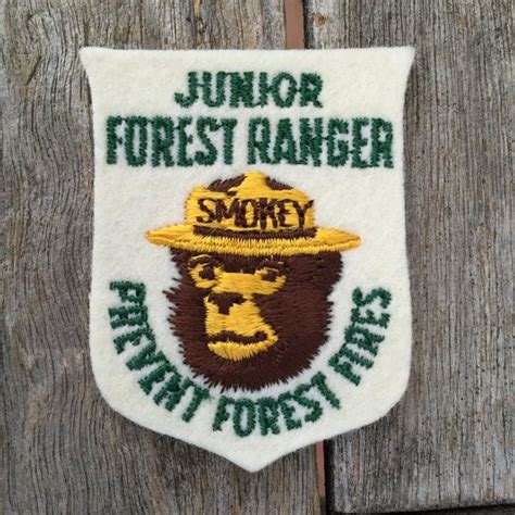 Smokey The Bear Junior Forest Ranger Prevent Forest Fires Etsy