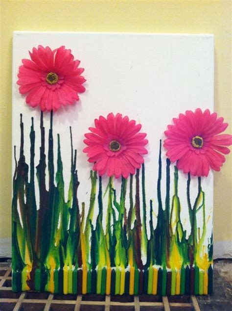 24 Cool Melted Crayon Art Ideas