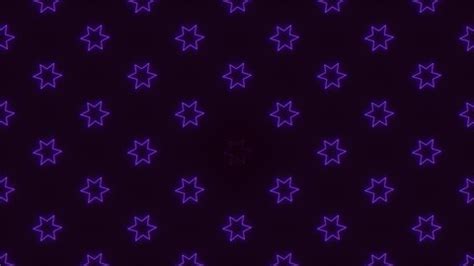 Purple Neon Stars Rows On Black Stock Footage Video (100% Royalty-free ...