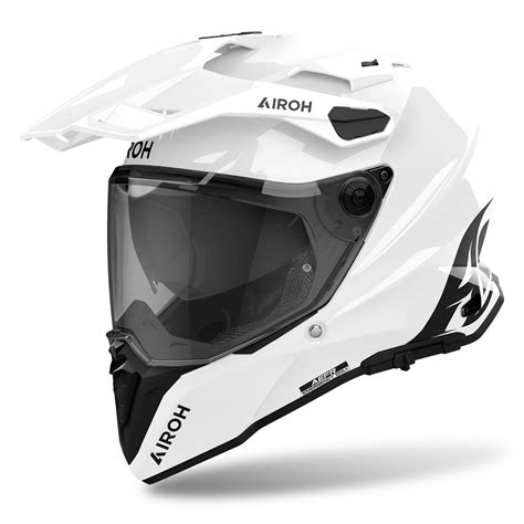 Airoh Commander Color Branco Gloss Capacete Integral Salgados Moto