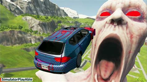 Escape From The Shy Guy SCP 096 Car Ride Chase BeamNG Drive