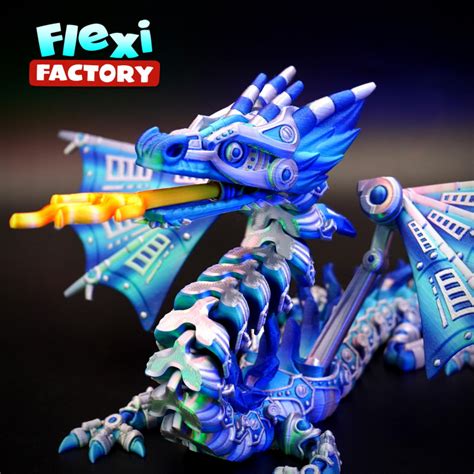 D Printable Flexi Factory Mech Dragon By Flexi Factory