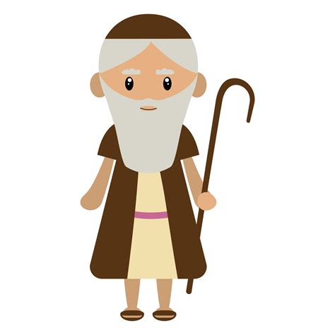 pastor personaje ilustración. vector Arte ilustración 21676169 Vector