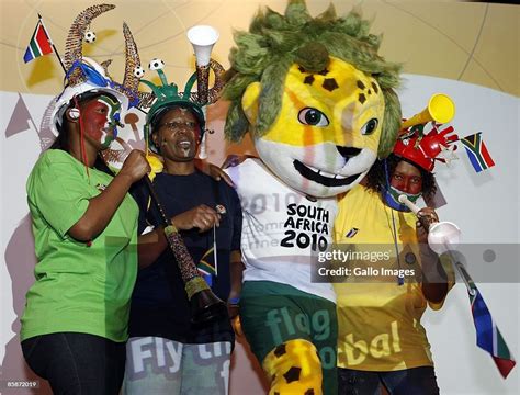 Zakumi, the official mascot for the 2010 FIFA World Cup attends the ...