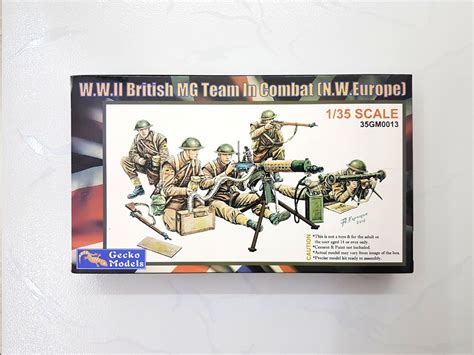 Gecko Models Gm British Machine Gun Mg Team In Combat N W