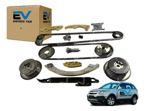 Kit Corrente Completo Captiva Polia Comando Vvt Frete Gr Tis