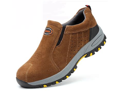 OwnShoe Steel Toe Work Shoes for Men Women Waterproof Safety Shoes ...