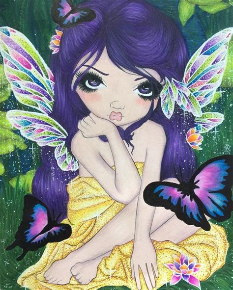 Jasmine Becket Griffith Coloring Book I Used Prismacolor Caran D Ache