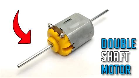 How To Make Dual Shaft Dc Motor 💥 Upgrade Dc Motor 💥 Youtube