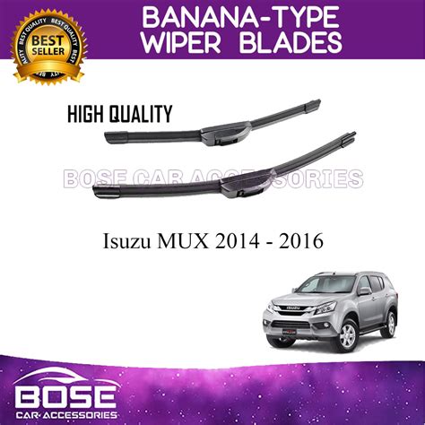 Isuzu Mux Mu X Banana Type Front Wiper Blade Collection For Isuzu