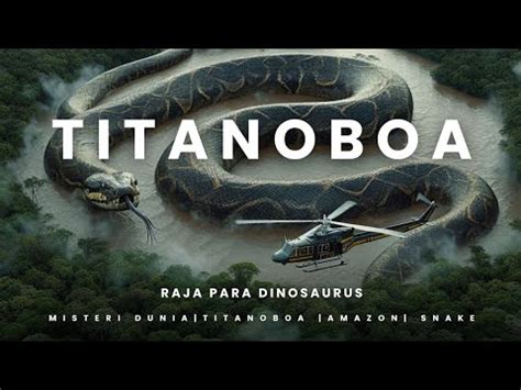 Titanoboa Ular Terbesar Yang Pernah Ada Di Dunia Youtube