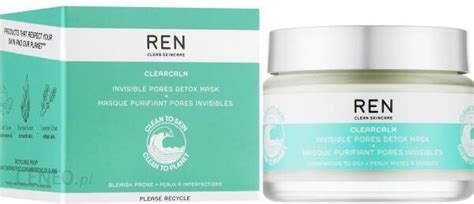 Maseczka Ren Clearcalm Invisible Pores Detox Mask Oczyszczaj Comatuj Ca