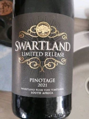 Swartland Winery Limited Release Pinotage Vivino Us