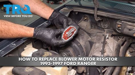 How To Replace Blower Motor Resistor 1993 1997 Ford Ranger 1a Auto