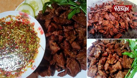 Resepi Daging Melalak Bakar Atas Dapur Gas Makan Dengan Sos Dia Lagi