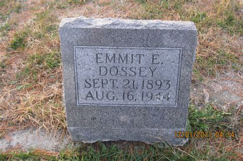 Emmett Edgar Dossey 1893 1944 Find A Grave Memorial