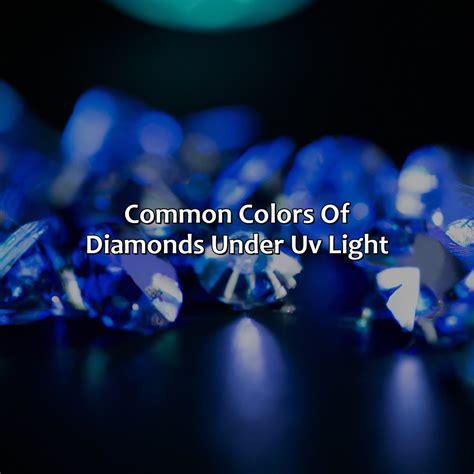 What Color Should A Diamond Be Under Uv Light Branding Mates