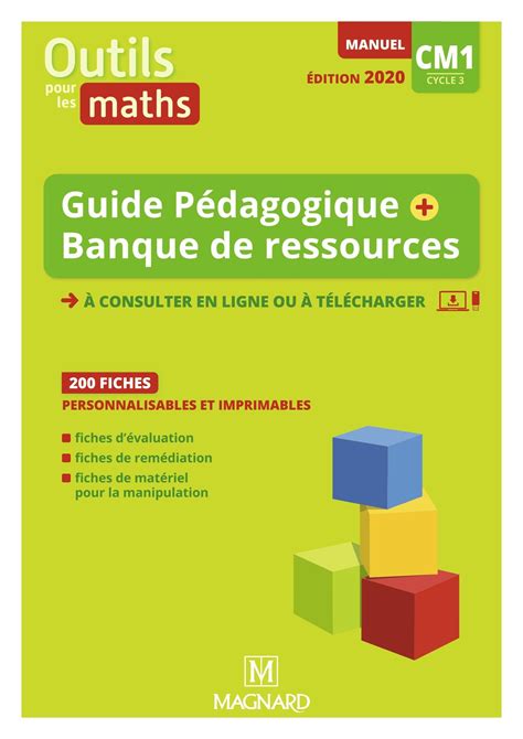 Outils Pour Les Maths Cm Guide P Dagogique Papier Banque De