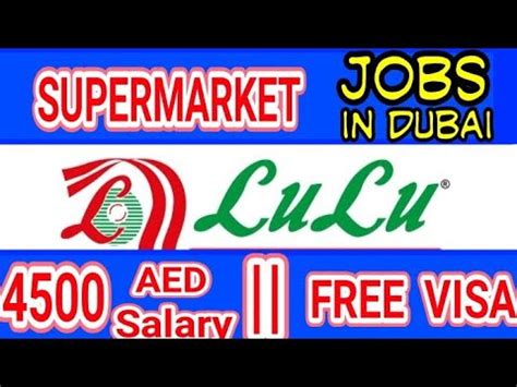 Lulu Hypermarket Jobs In Dubai Open Now Lulu Supermarket Vacancies