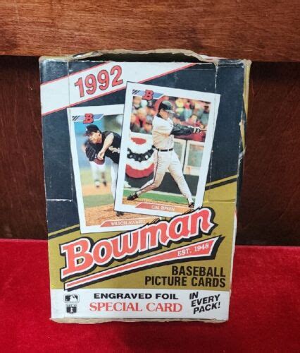 1993 BOWMAN BASEBALL FACTORY SEALED Wax Box 24 Packs JETER ROOKIE