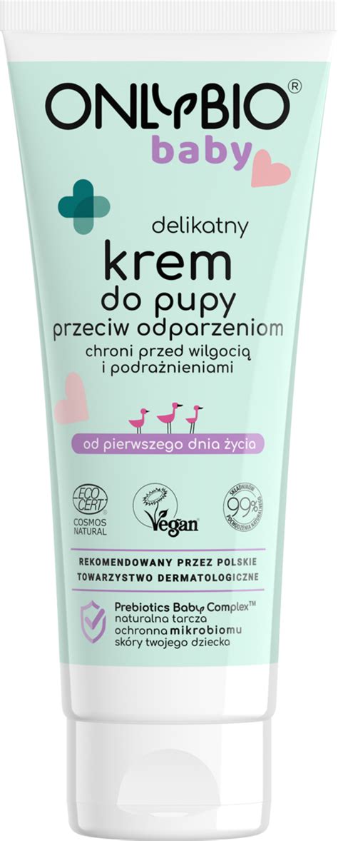 ONLYBIO Baby Krem Do Pupy Przeciw Odparzeniom Delikatny Dla