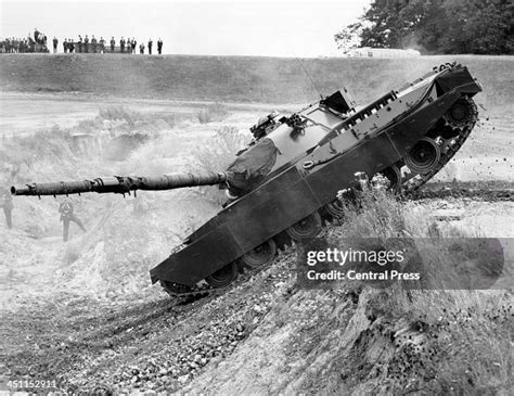 A View Of A Chieftain Tank Being Put Through Its Paces In London