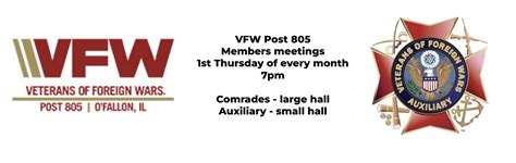 Membership Meetings Vfw Post 805