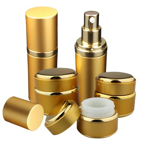 Aluminium Cosmetic Jars And Bottle Cospack