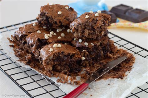 Torta Brownies Al Cioccolato Senza Uova Cuciniamo Con Chicca