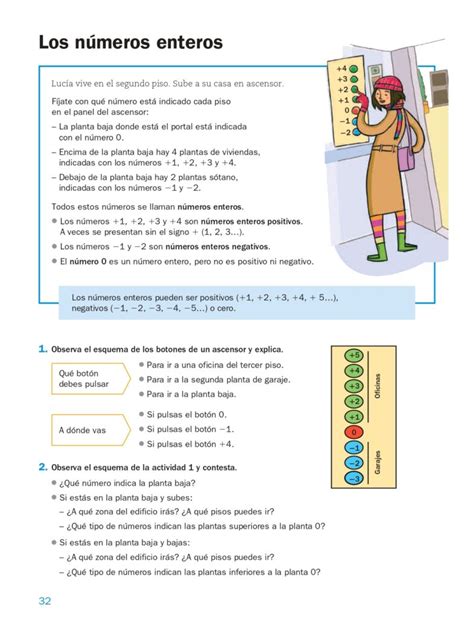 Ejercicios N Meros Enteros Matem Ticas Primaria Y Eso