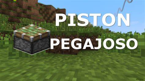 Minecraft Como Hacer Un Piston Pegajoso Youtube