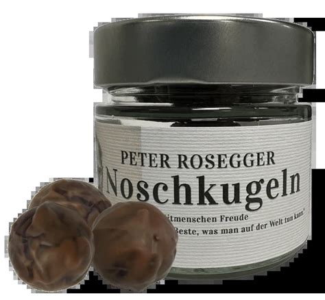 Handgemachte Pralinen Noschkugeln Eine Rosegger Hommage