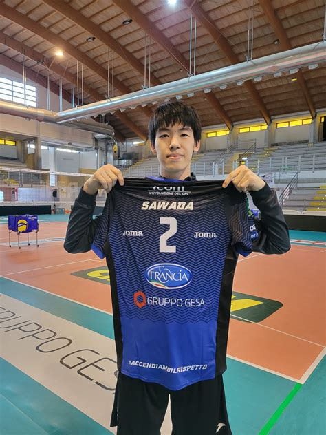 Akira Sawada Con La Top Volley Cisterna Per Il Progetto Jtb Italy Top