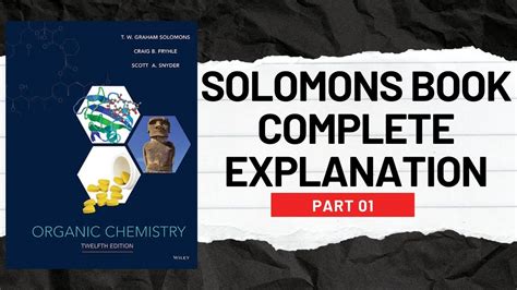 Solomons Book Explanation Jee Neet Organic Chemistry Youtube