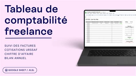 Template comptabilité freelance