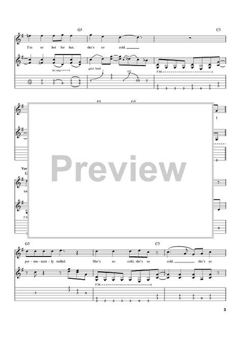 She S So Cold Sheet Music By The Rolling Stones For Guitar Tab Sheet Music Now