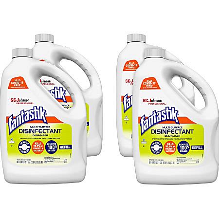 Zep Spirit II Detergent Disinfectant Ready To Use Liquid 128 Fl Oz 4