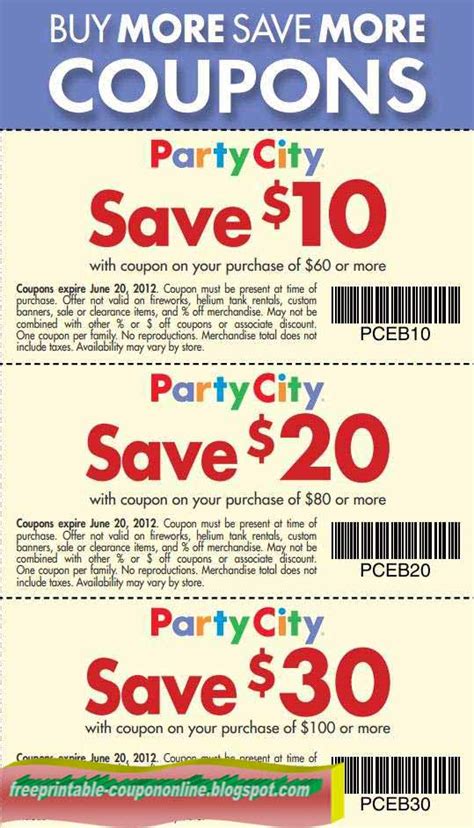 Party City Coupon October 2024 - Illa Ranice