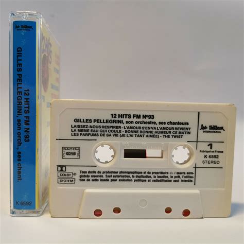 12 Hits Fm N93 Gilles Pellegrini Je L Ai Tant Loved Audio Cassette