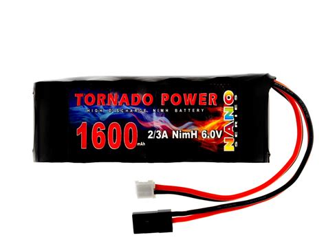 Tornado Power Nimh V Mah Flat Rx Nano Jr Tprx F