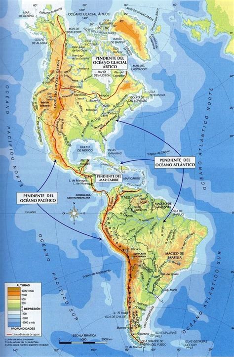 GeografÍa Relieve De AmÉrica Actividad Disparadora