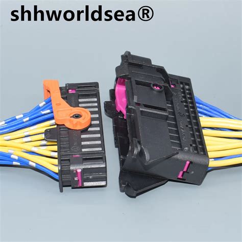 Shhworldsea Pin Way Female Male Loom Repair Door Harness Connector